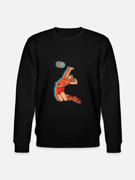 Volleyball Volleyballer - Stanley/Stella CHANGER Unisex Organic Sweatshirt - black