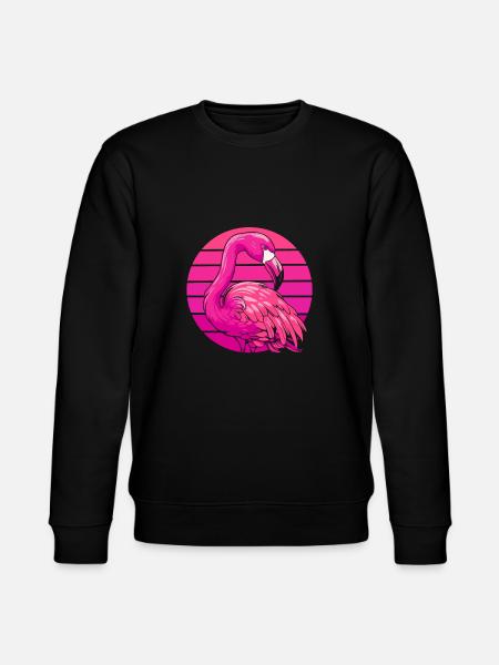 Flamingo - Stanley/Stella Unisex Bio-Sweatshirt CHANGER - Schwarz