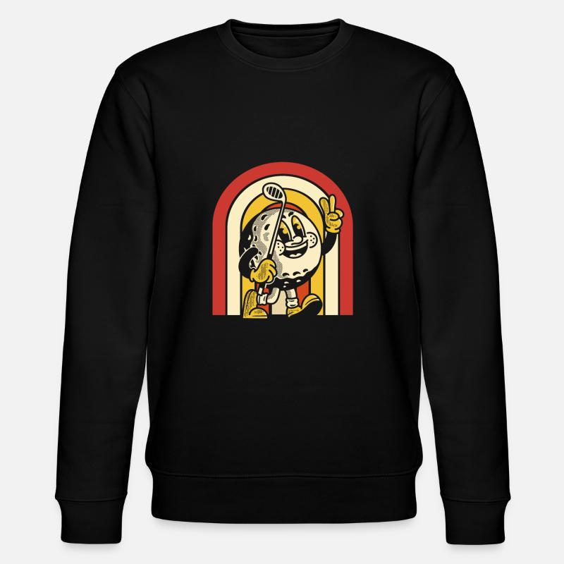 Golf Golfers Golfing - Stanley/Stella CHANGER Unisex Organic Sweatshirt - black