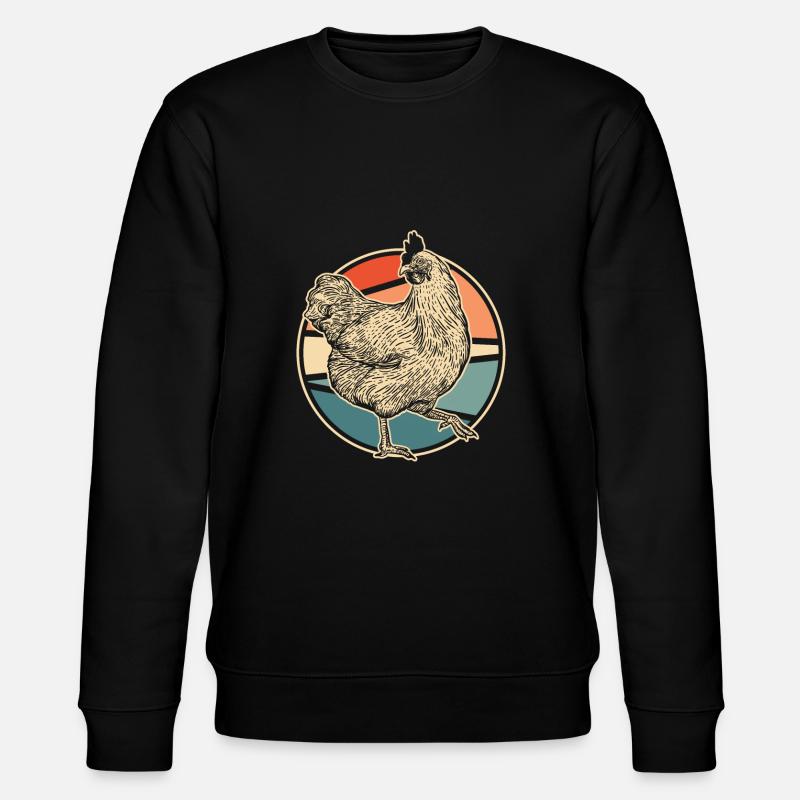 Poule de poulet - Sweat bio CHANGER Stanley/Stella Unisexe - noir