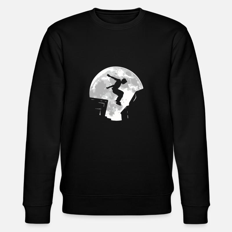 Lune de parkour - Sweat bio CHANGER Stanley/Stella Unisexe - noir