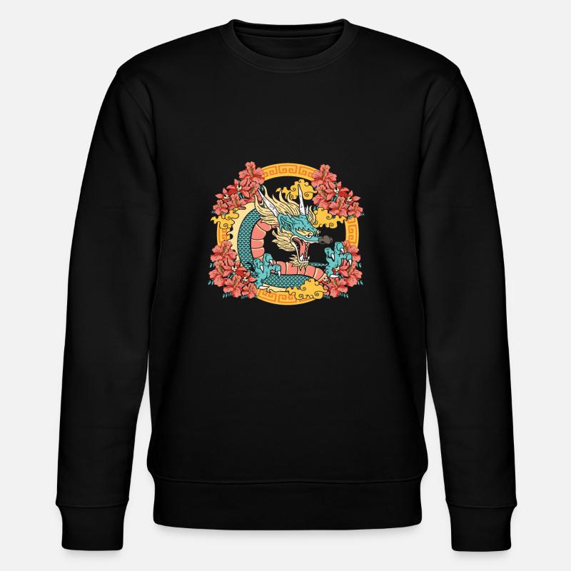 Année du Dragon 2024 - Sweat bio CHANGER Stanley/Stella Unisexe - noir
