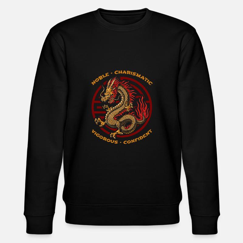 Année du Dragon 2024 - Sweat bio CHANGER Stanley/Stella Unisexe - noir