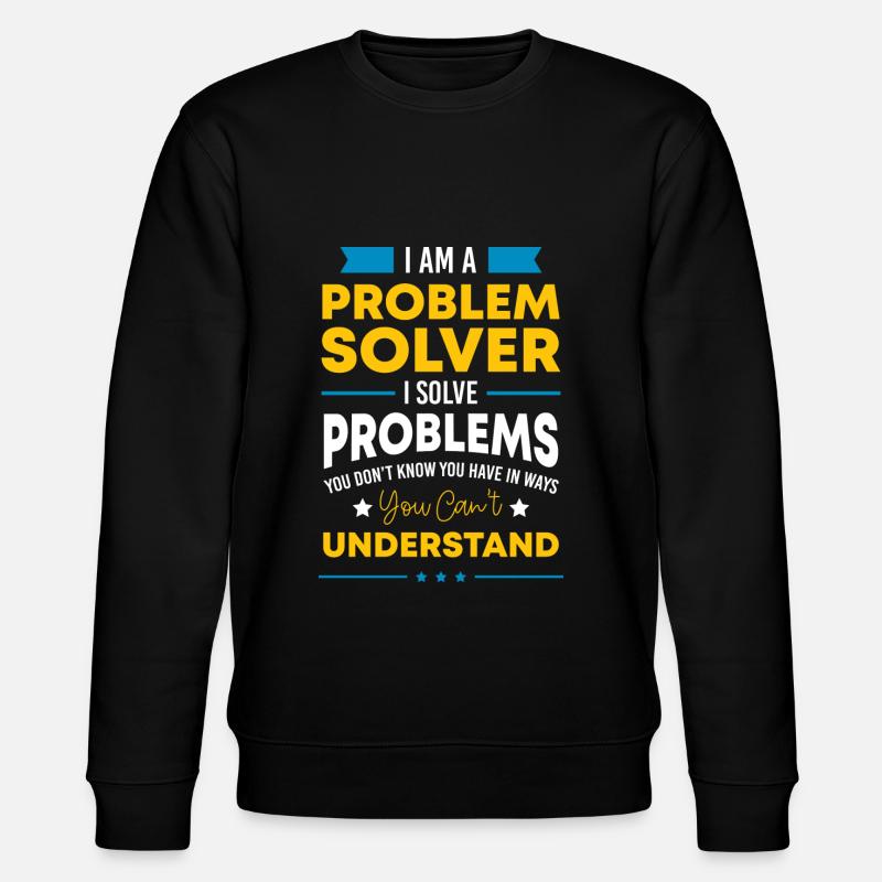 Humor Funny - Stanley/Stella CHANGER Unisex Organic Sweatshirt - black