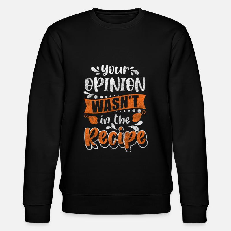 Koch Chef - Stanley/Stella Unisex Bio-Sweatshirt CHANGER  - Schwarz