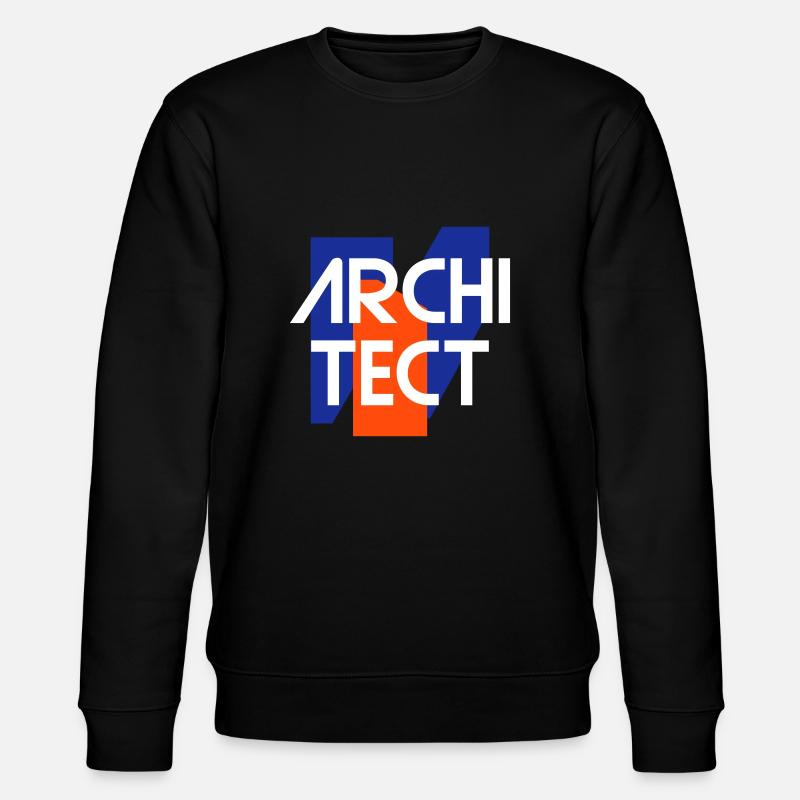 Architect (geometric figures) - Stanley/Stella CHANGER Unisex Organic Sweatshirt - black
