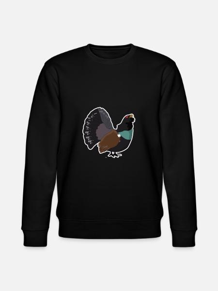 Metso motif metsä kukko - Stanley/Stella CHANGER unisex luomu-collegepaita - musta