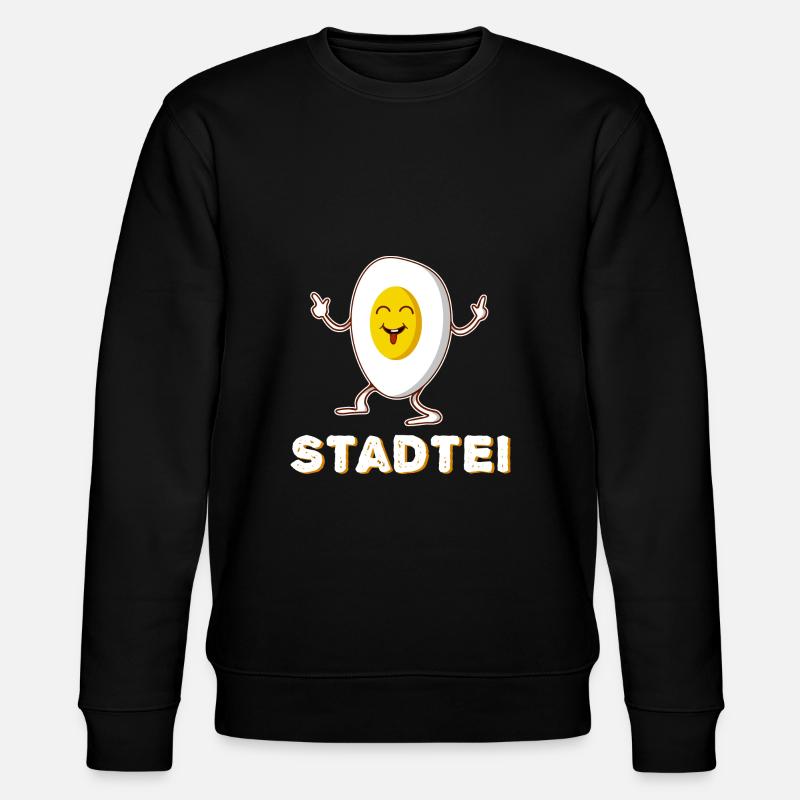 City Egg Funny Egg - Sweat bio CHANGER Stanley/Stella Unisexe - noir