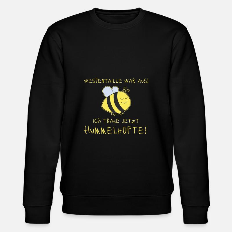 Hummel Dick Lustig - Stanley/Stella Unisex Bio-Sweatshirt CHANGER  - Schwarz