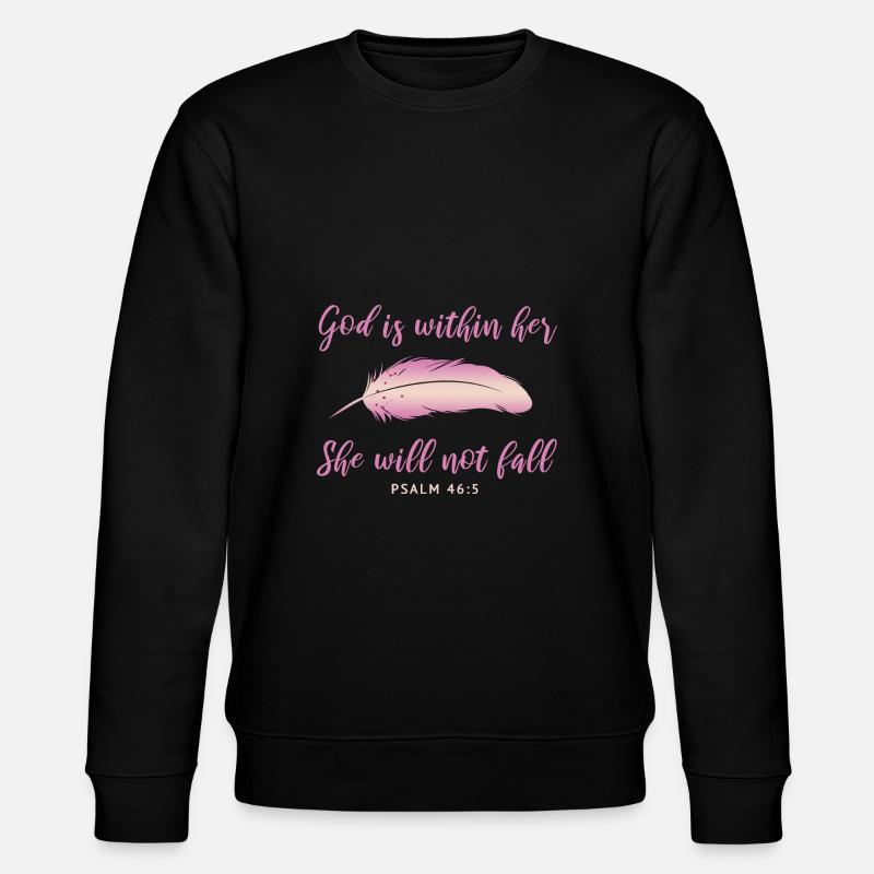 Citation biblique chrétienne - Sweat bio CHANGER Stanley/Stella Unisexe - noir
