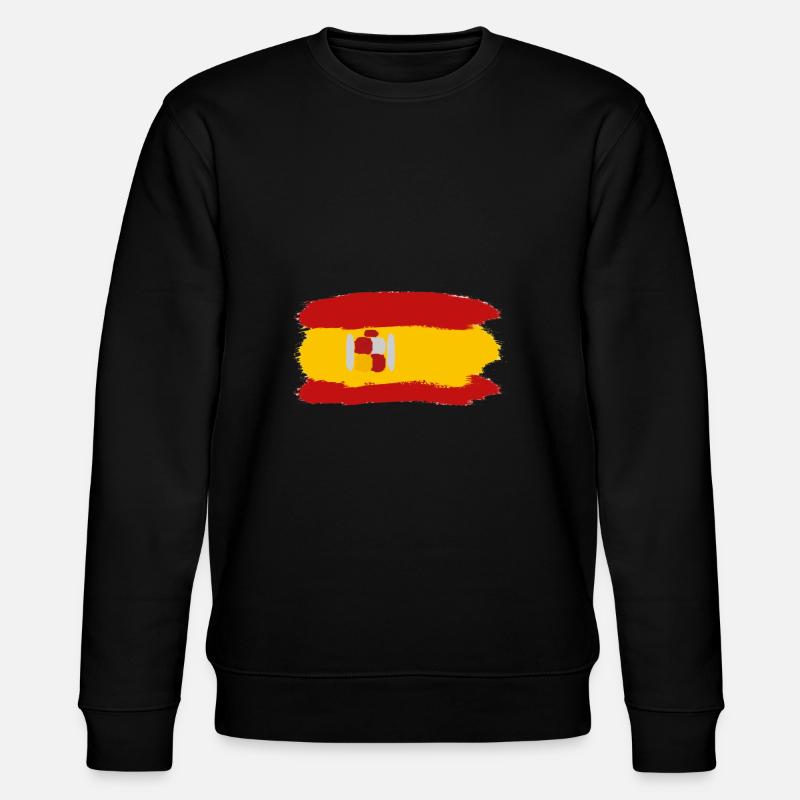 Spanien mein Land - Stanley/Stella Unisex Bio-Sweatshirt CHANGER  - Schwarz