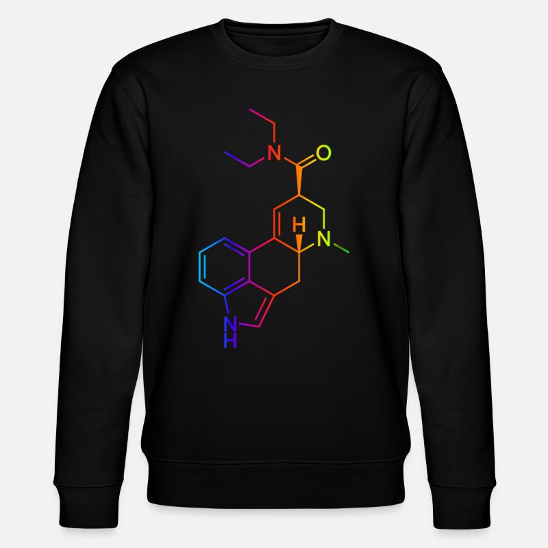 lsd shirt farbig - Stanley/Stella Unisex Bio-Sweatshirt CHANGER  - Schwarz