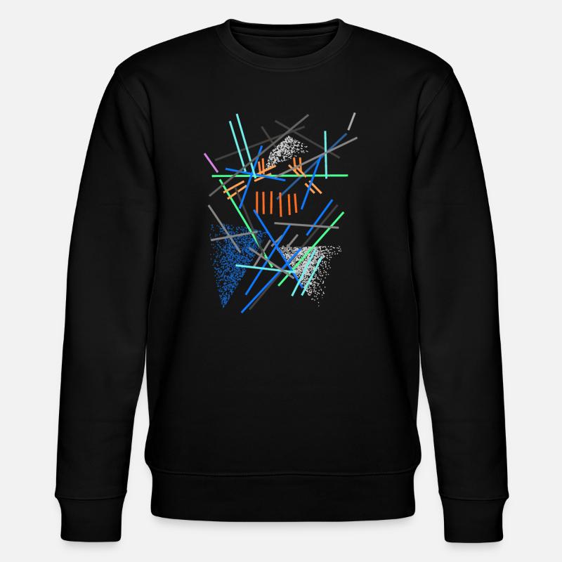 Architektur Muster - Abstrakt - Stanley/Stella Unisex Bio-Sweatshirt CHANGER  - Schwarz