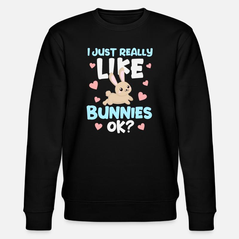 Rabbit Rabbit - Stanley/Stella CHANGER Unisex Organic Sweatshirt - black