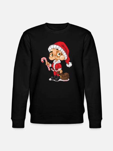 Santa Claus Nikolaus Santa - Stanley/Stella CHANGER Unisex Organic Sweatshirt - black