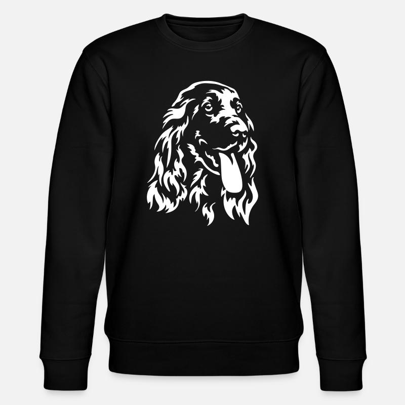 Cocker Spaniel Head « Black Edition » - Sweat bio CHANGER Stanley/Stella Unisexe - noir