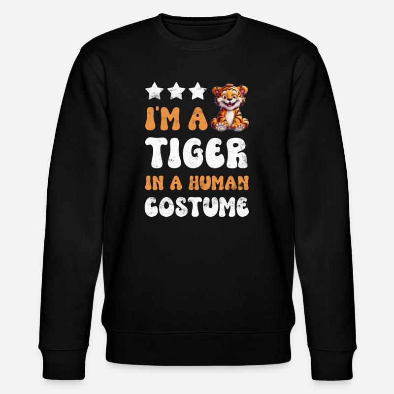 Tigre - Sweat bio CHANGER Stanley/Stella Unisexe - noir