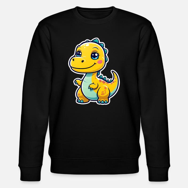 Dino - Stanley/Stella Unisex Bio-Sweatshirt CHANGER  - Schwarz