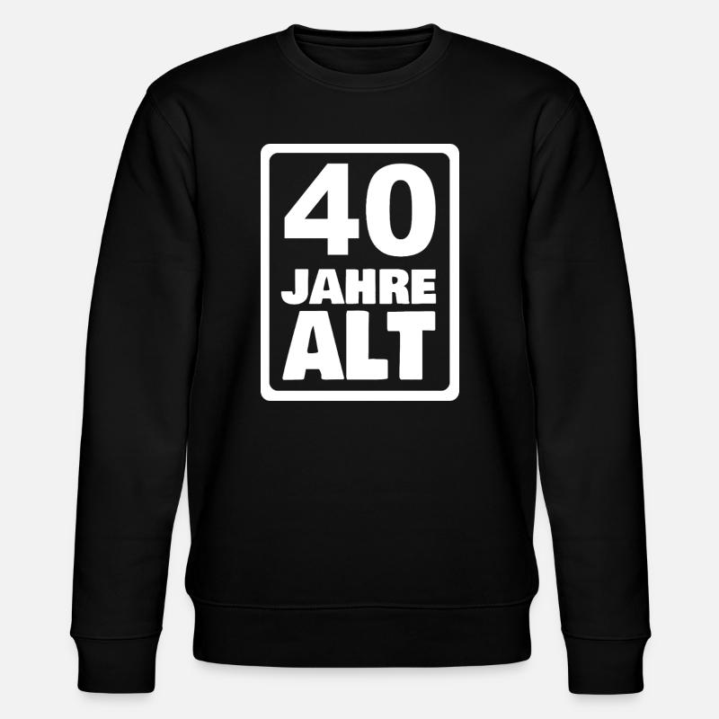 40 - Stanley/Stella Unisex Bio-Sweatshirt CHANGER  - Schwarz
