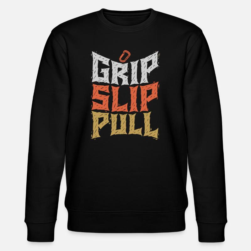 Grip Slip Pull Graphic Tee - Stanley/Stella Unisex Bio-Sweatshirt CHANGER  - Schwarz