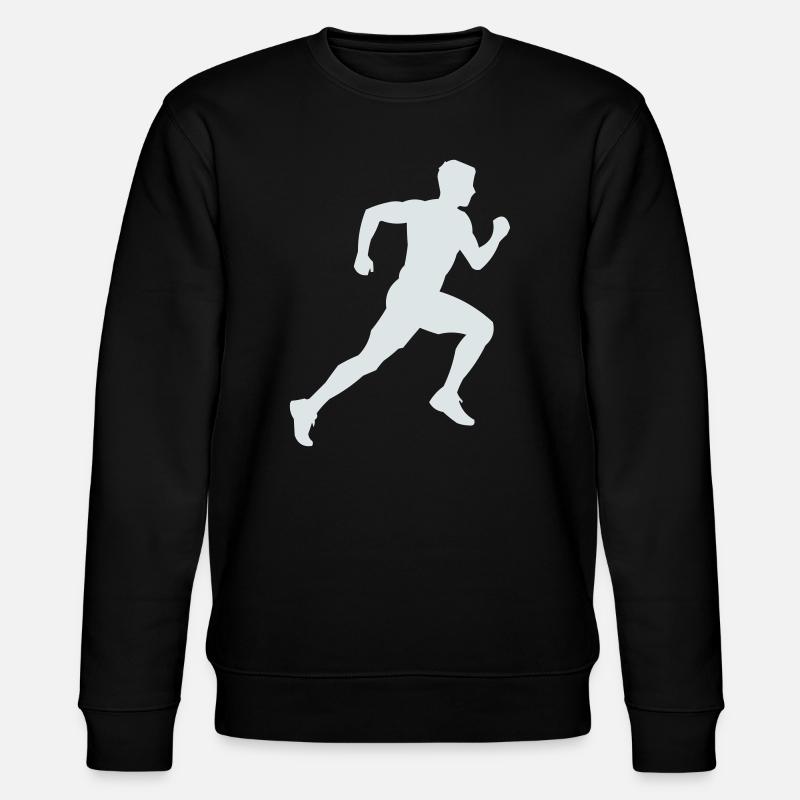 Sprint de silhouette en course - Sweat bio CHANGER Stanley/Stella Unisexe - noir