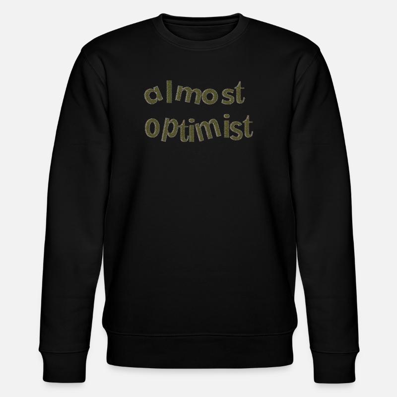 optimist 3 - Stanley/Stella Unisex Bio-Sweatshirt CHANGER  - Schwarz