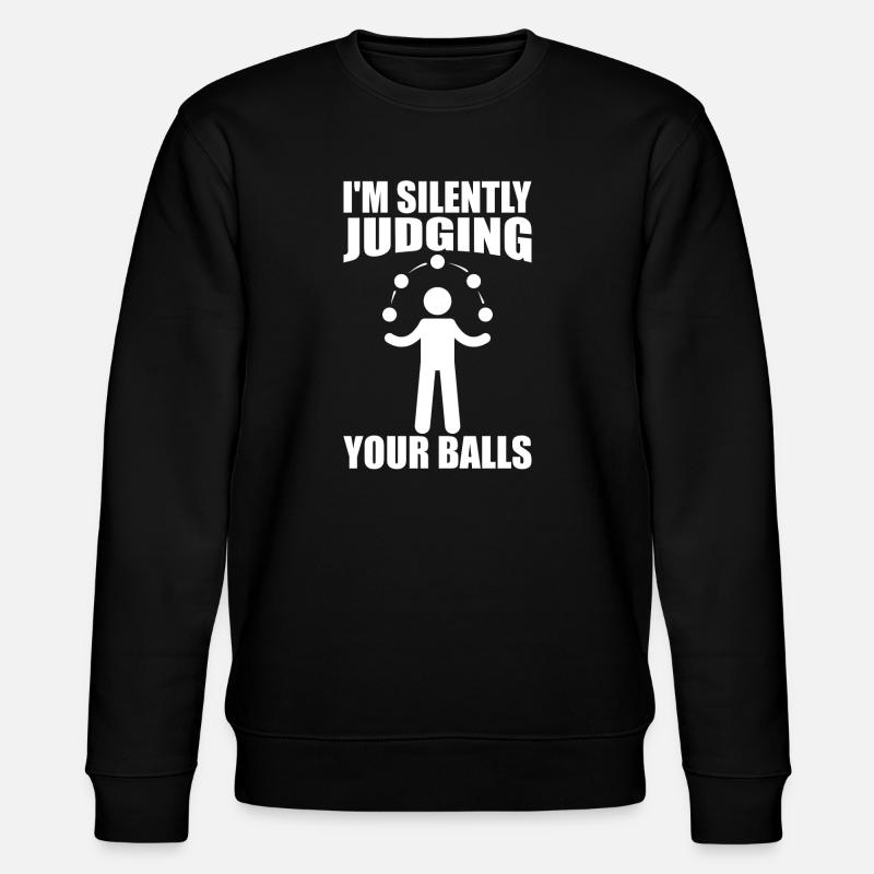 Lustiger Jongleur - Stanley/Stella Unisex Bio-Sweatshirt CHANGER  - Schwarz