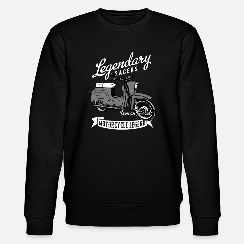 Simson Schwalbe Cyclomoteur RDA - Sweat bio CHANGER Stanley/Stella Unisexe - noir