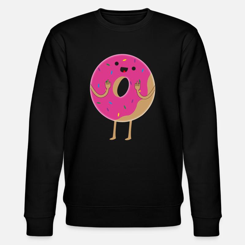 Donut - Stanley/Stella Unisex Bio-Sweatshirt CHANGER  - Schwarz