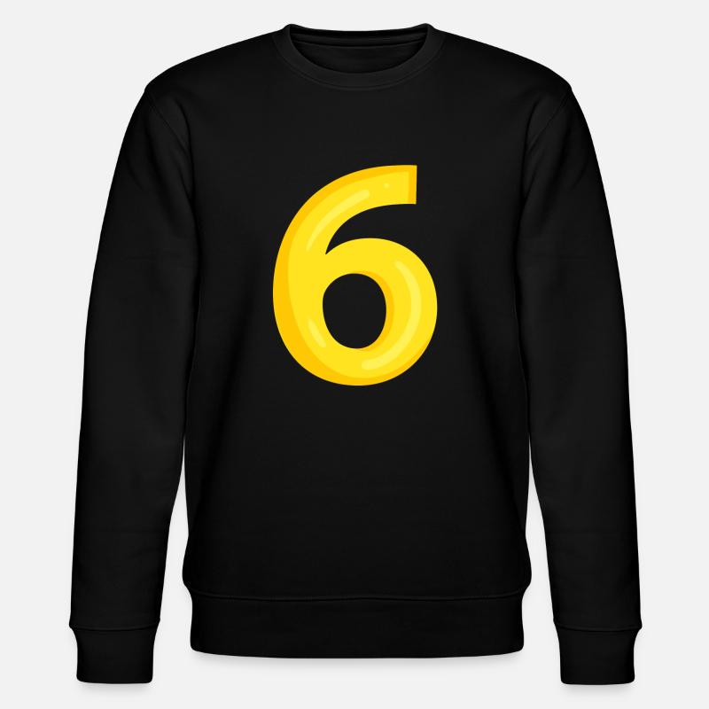 6 gelb - Stanley/Stella Unisex Bio-Sweatshirt CHANGER  - Schwarz