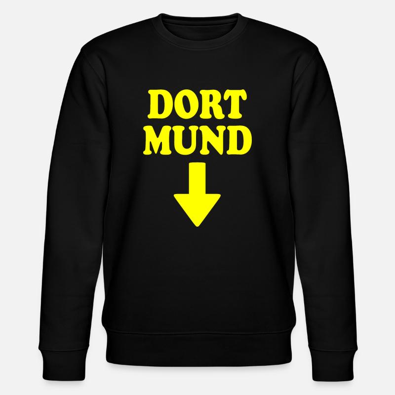 dort mund - Stanley/Stella Unisex Bio-Sweatshirt CHANGER  - Schwarz
