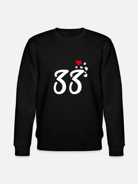 33 Hearts 33e anniversaire - Sweat bio CHANGER Stanley/Stella Unisexe - noir