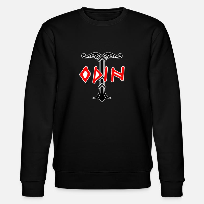 Odin.png - Stanley/Stella Unisex Bio-Sweatshirt CHANGER - Schwarz