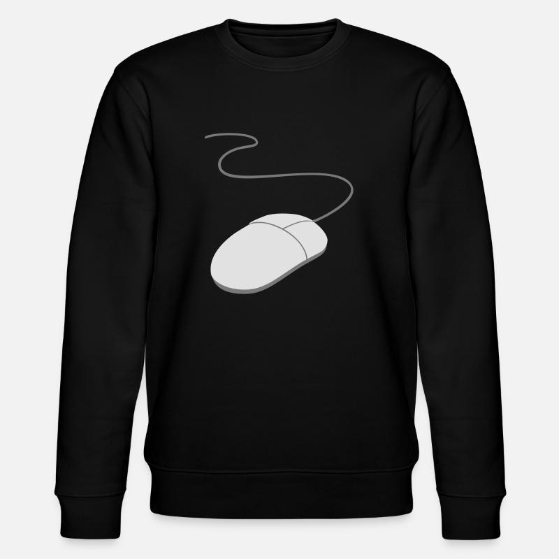 computermaus - Stanley/Stella Unisex Bio-Sweatshirt CHANGER  - Schwarz