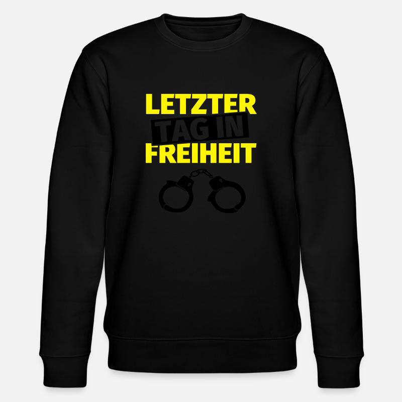Junggesellenabschied Handschellen - Stanley/Stella Unisex Bio-Sweatshirt CHANGER  - Schwarz