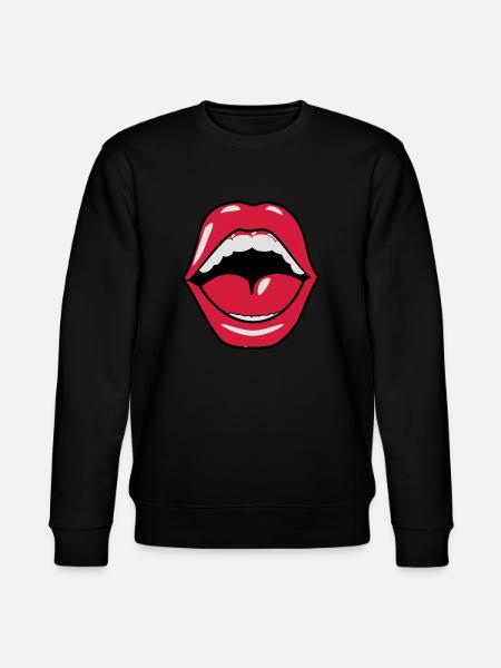 dent appel bouche - Sweat bio CHANGER Stanley/Stella Unisexe - noir