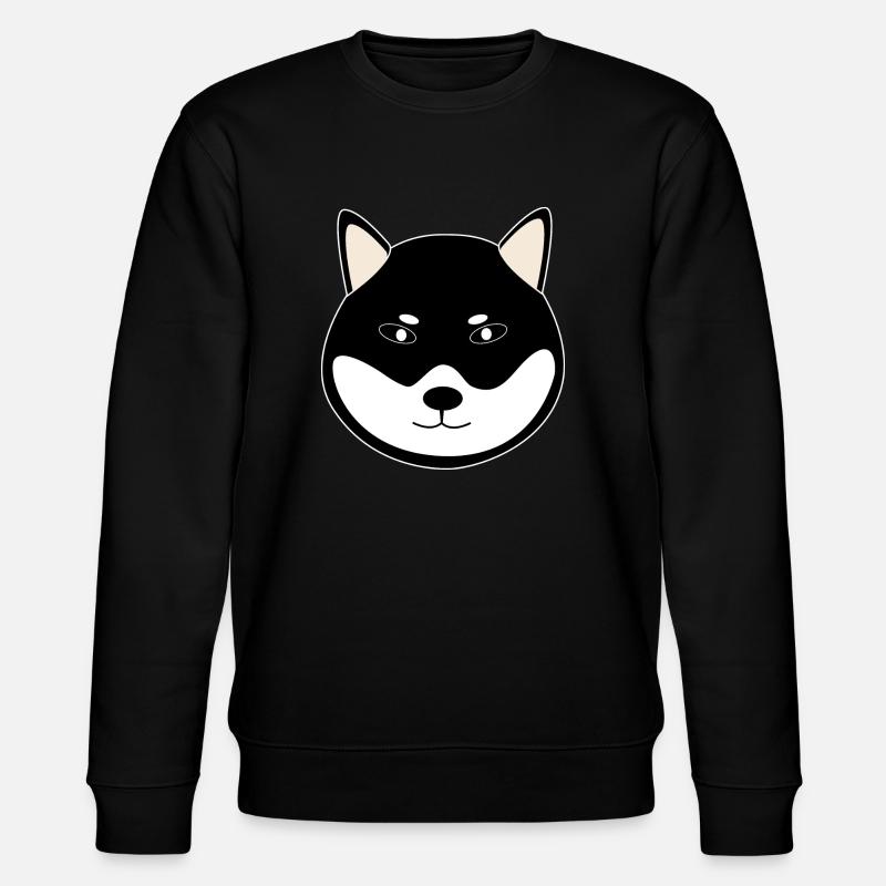 shiba inu noir - Sweat bio CHANGER Stanley/Stella Unisexe - noir