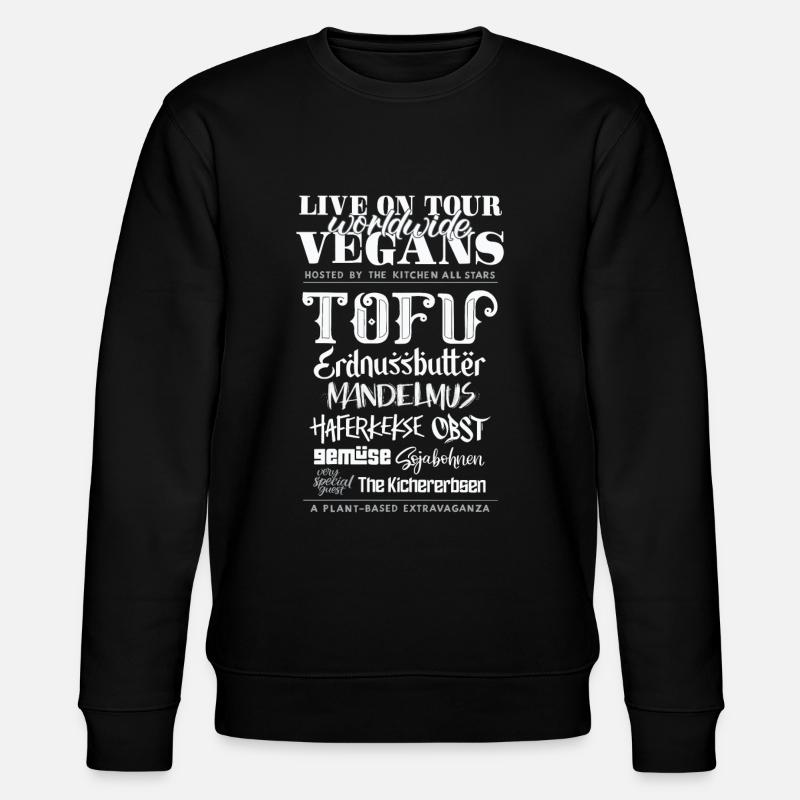 VEGAN Plant-Based Extravaganza - Stanley/Stella Unisex Bio-Sweatshirt CHANGER  - Schwarz