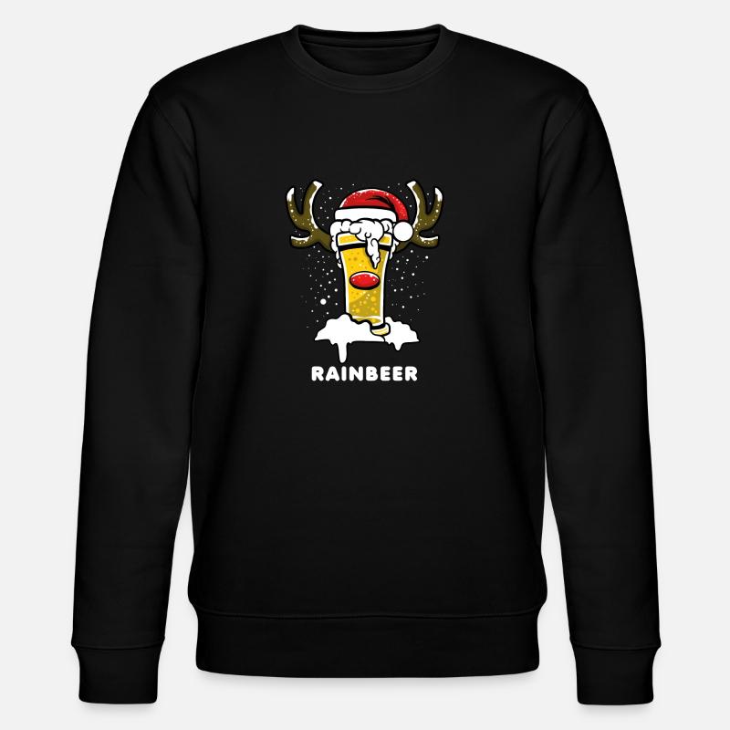 CHRISTMAS BEER 3 - Stanley/Stella Unisex Bio-Sweatshirt CHANGER  - Schwarz