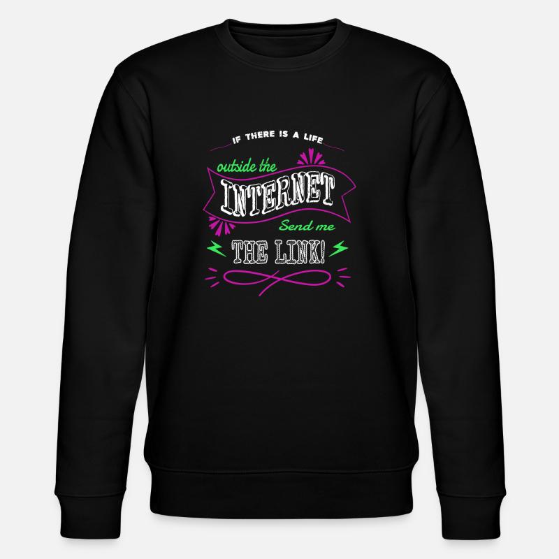 informatique humour drôle citation présent - Sweat bio CHANGER Stanley/Stella Unisexe - noir
