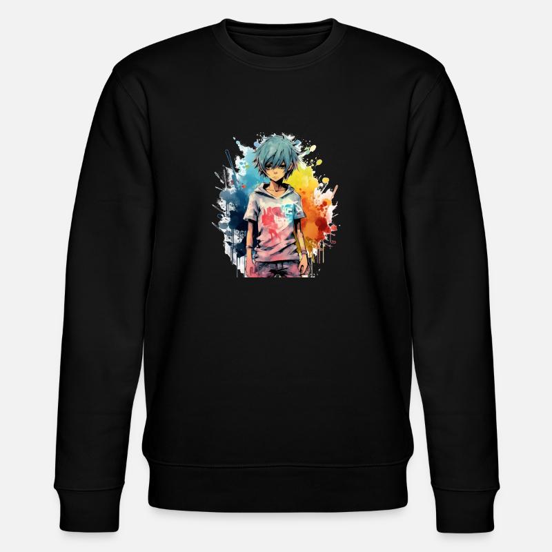Garçon d’anime - Sweat bio CHANGER Stanley/Stella Unisexe - noir