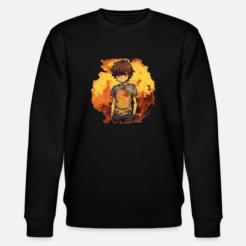 Garçon d’anime - Sweat bio CHANGER Stanley/Stella Unisexe - noir