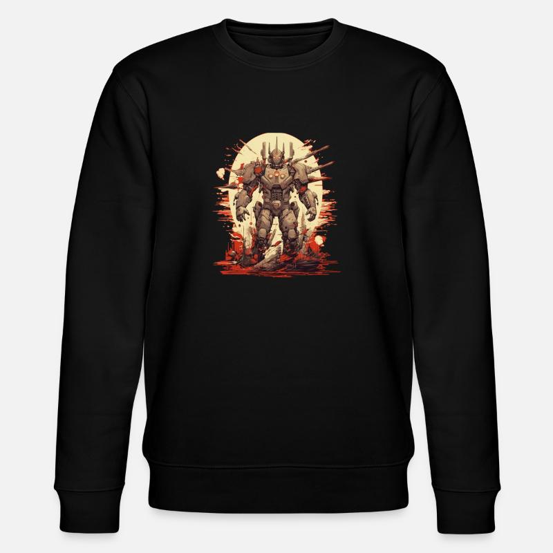 Mecha - Stanley/Stella Unisex Bio-Sweatshirt CHANGER  - Schwarz