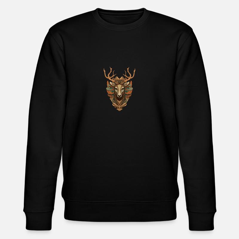 Cerf - Sweat bio CHANGER Stanley/Stella Unisexe - noir