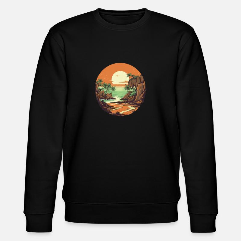 Plage - Sweat bio CHANGER Stanley/Stella Unisexe - noir