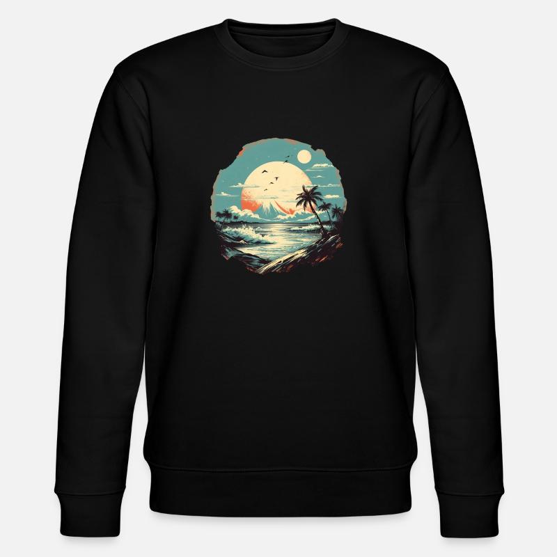 Plage - Sweat bio CHANGER Stanley/Stella Unisexe - noir