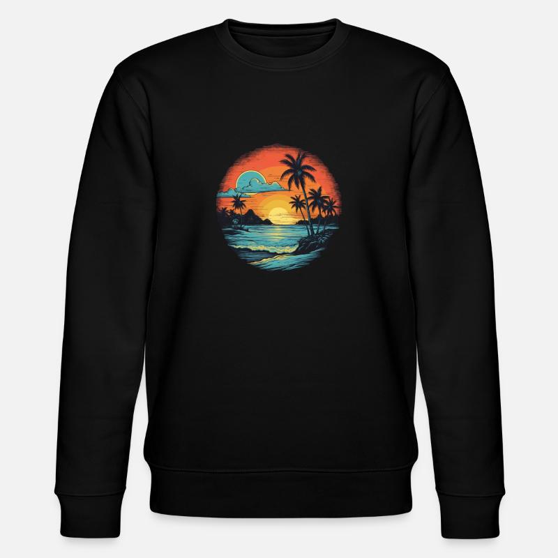 Beach - Stanley/Stella CHANGER Unisex Organic Sweatshirt - black