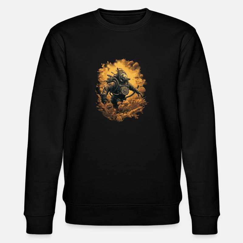 Diver - Stanley/Stella CHANGER Unisex Organic Sweatshirt - black