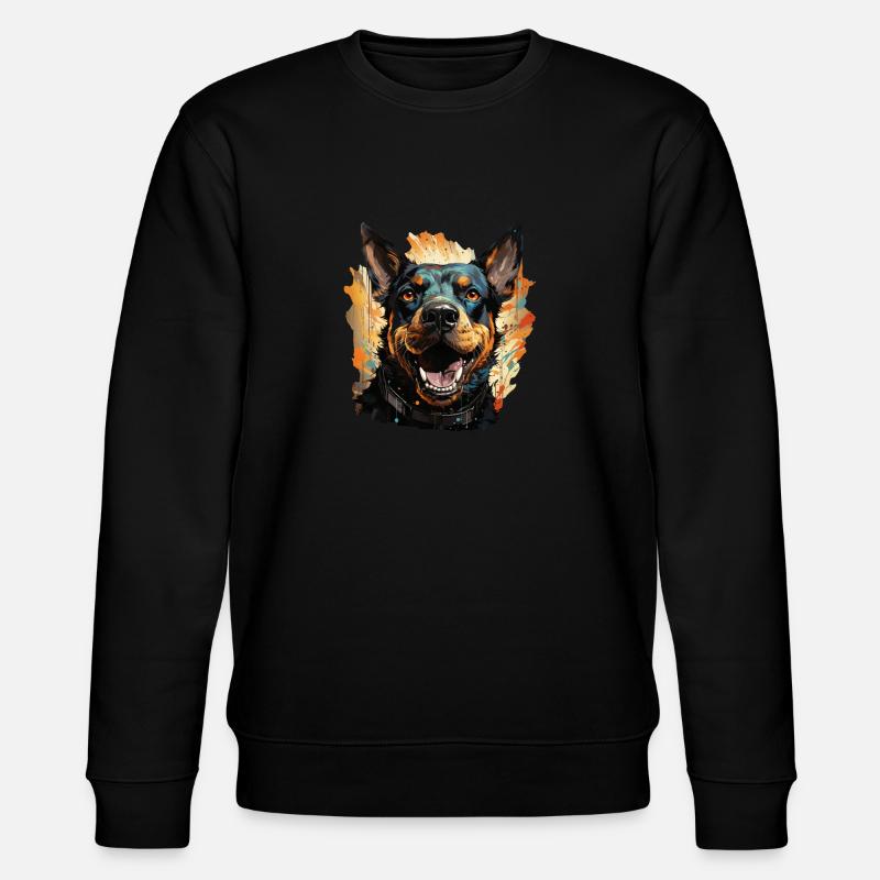 Hund - Stanley/Stella Unisex Bio-Sweatshirt CHANGER  - Schwarz