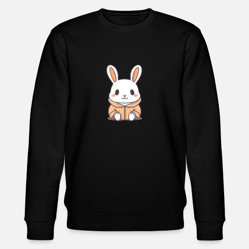 Lapin - Style Kawaii - Sweat bio CHANGER Stanley/Stella Unisexe - noir